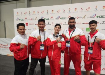 Abdulla Qassim secures Bahrain’s first medal at the 3rd Asian Youth Games with a silver in Pencak Silat.