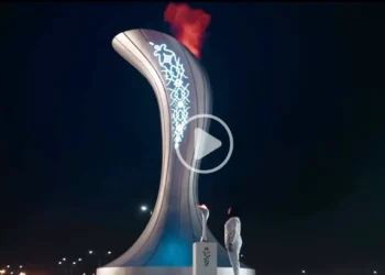 The flame of the 3rd Asian Youth Games – Bahrain 2025 was lit