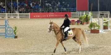 Myanmar’s Lone Rider Shines with Spirit at Asian Youth Games 2025