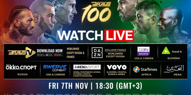 Where To Watch BRAVE 100 Live Around The World