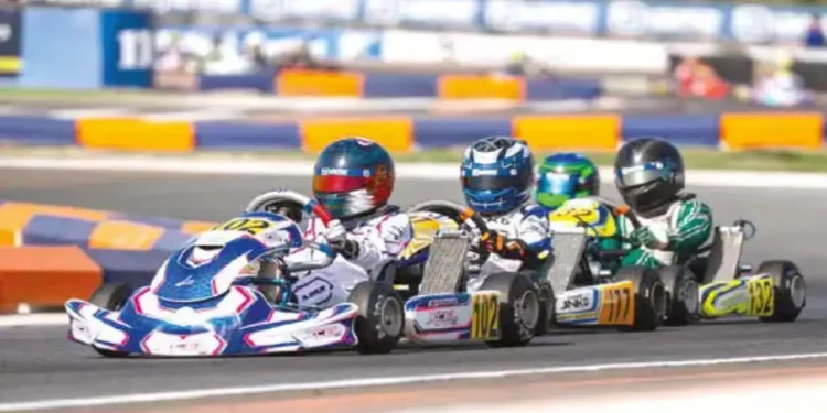 Shaikh Saif secures second place at IAME Series Round 9 claiming three consecutive podiums in a row