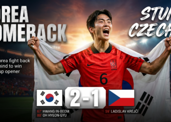 South Korea 2–1 Czechia: