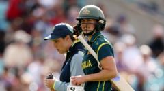 Perry Injury Cloud Hangs Over Australia Ahead of T20 World Cup Final — Photo credit: BBC Sport